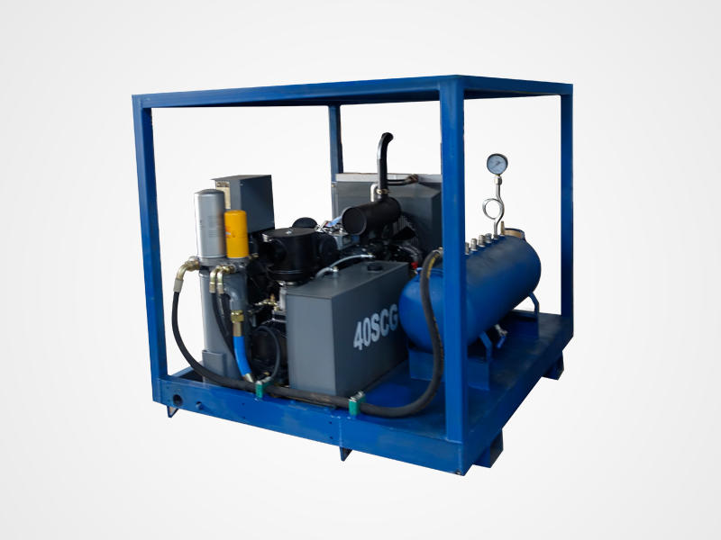 Diesel Engined Air Compressor Pipe Pressure Testing Equipment