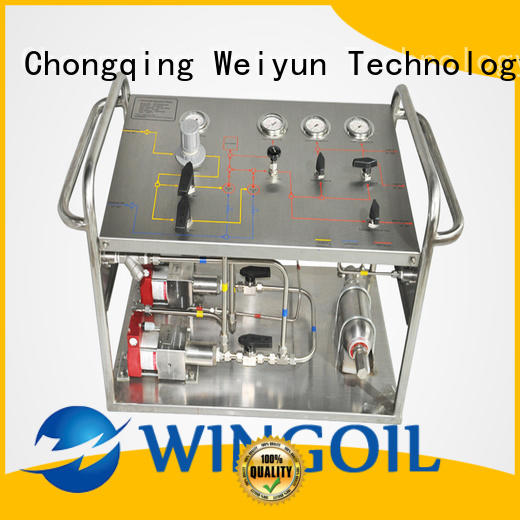 Safety electric hydrostatic test pump widely used For Gas Industry