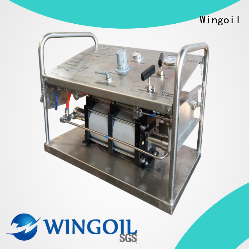 Wingoil hydrostatic pressure pump in high-pressure For Gas Industry