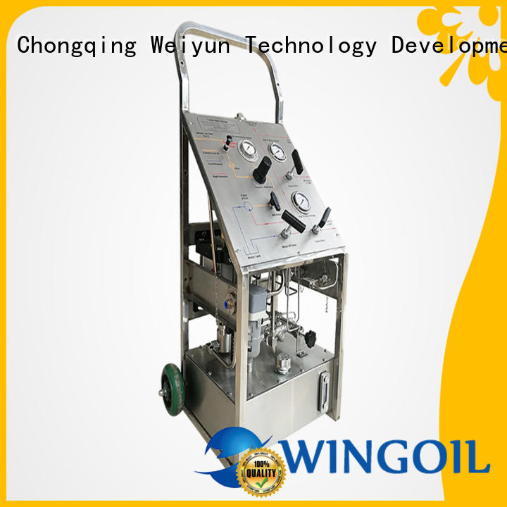 Wingoil hydrostatic test pump widely used for offshore