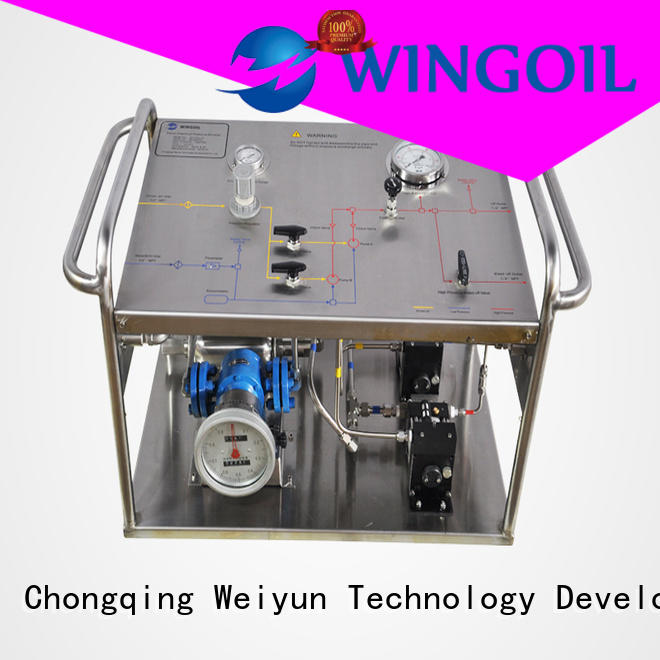 Wingoil electric hydrostatic test pump infinitely For Oil Industry