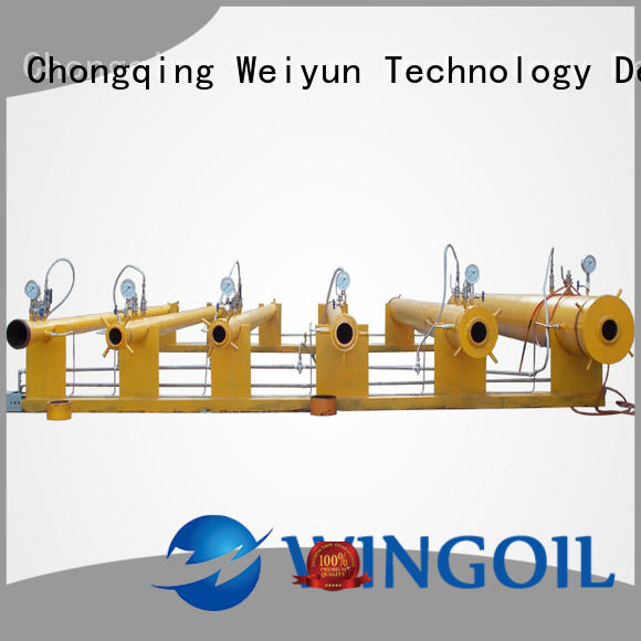 Safety high pressure hose testing equipment for offshore