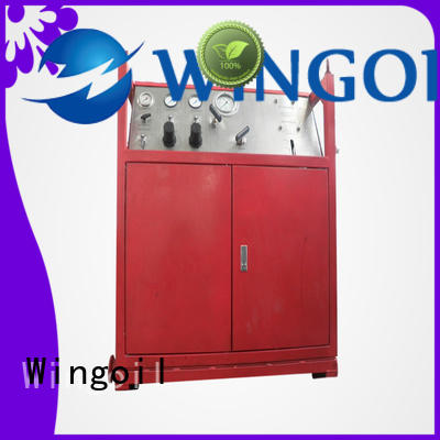 Wingoil hydraulic pressure test procedure For Oil Industry