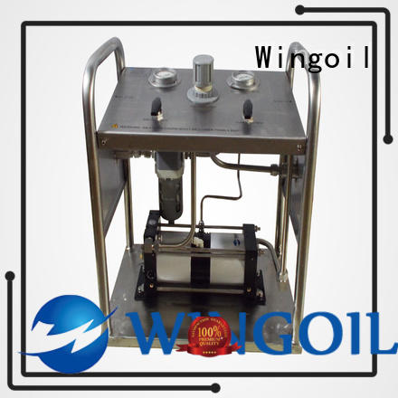 Safety electric hydrostatic test pump in high-pressure For Oil Industry