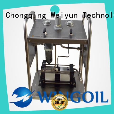 Wingoil hydrostatic pump in high-pressure for onshore