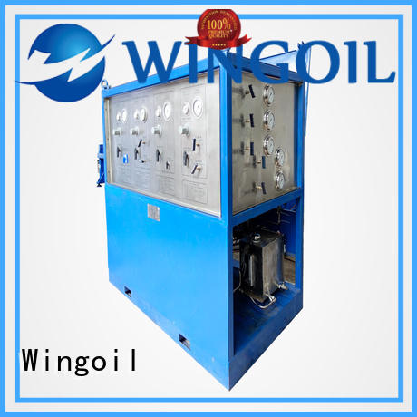 Wingoil pneumatic how to do a pressure test With Flow Meter for offshore