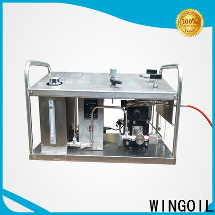 Wingoil test pump elektrik manufacturers for offshore