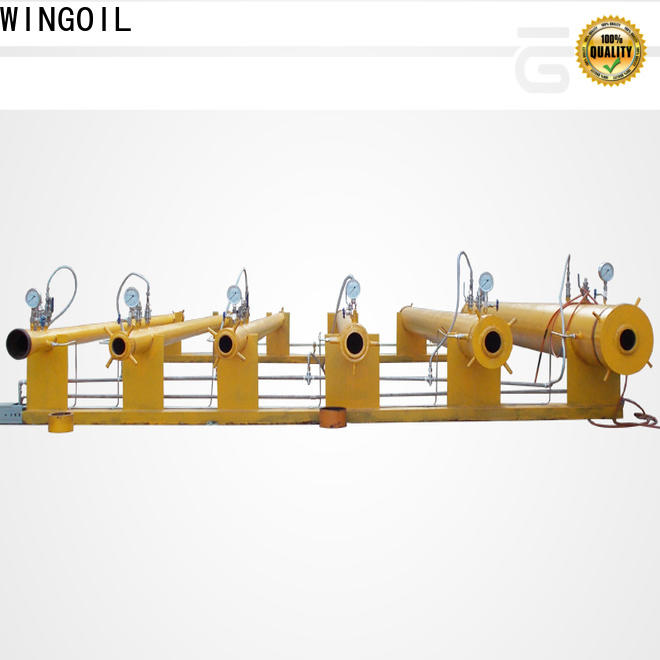 Wingoil Safety valve hydrotest pressure infinitely for onshore