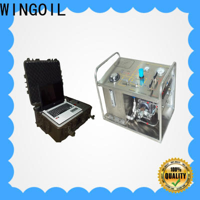 Wingoil hydro test rig factory For Gas Industry